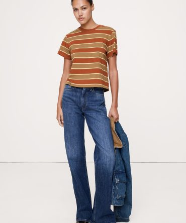 VINTAGE COTTON CREW-NECK T-SHIRT