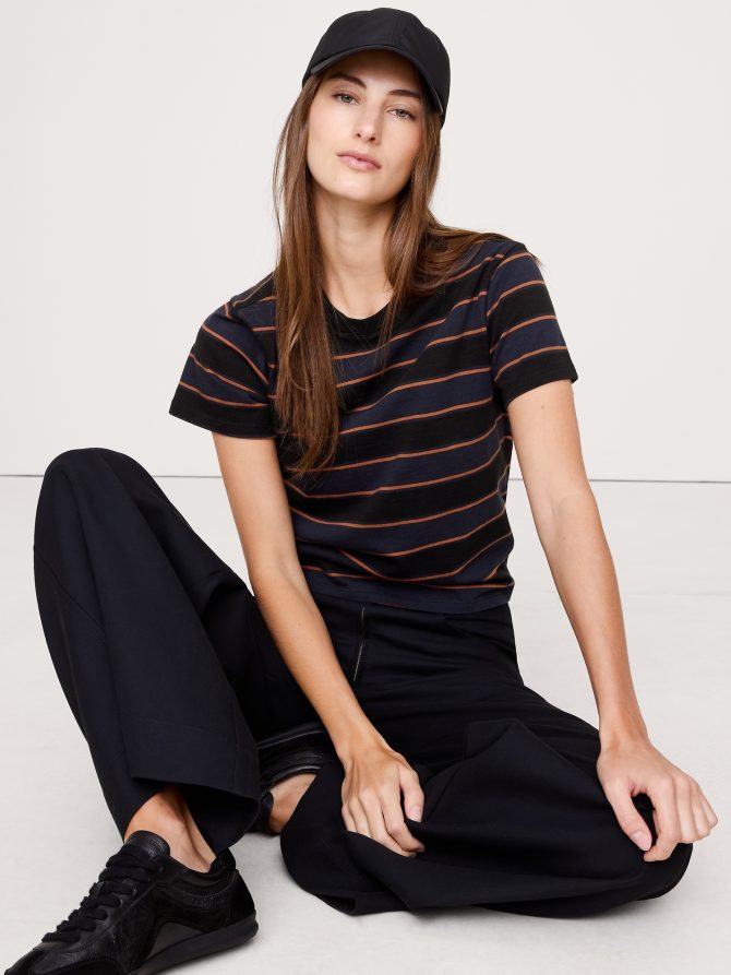 VINTAGE COTTON CREW-NECK T-SHIRT