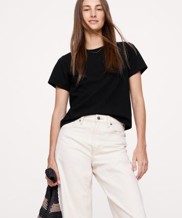 VINTAGE COTTON CREW-NECK T-SHIRT