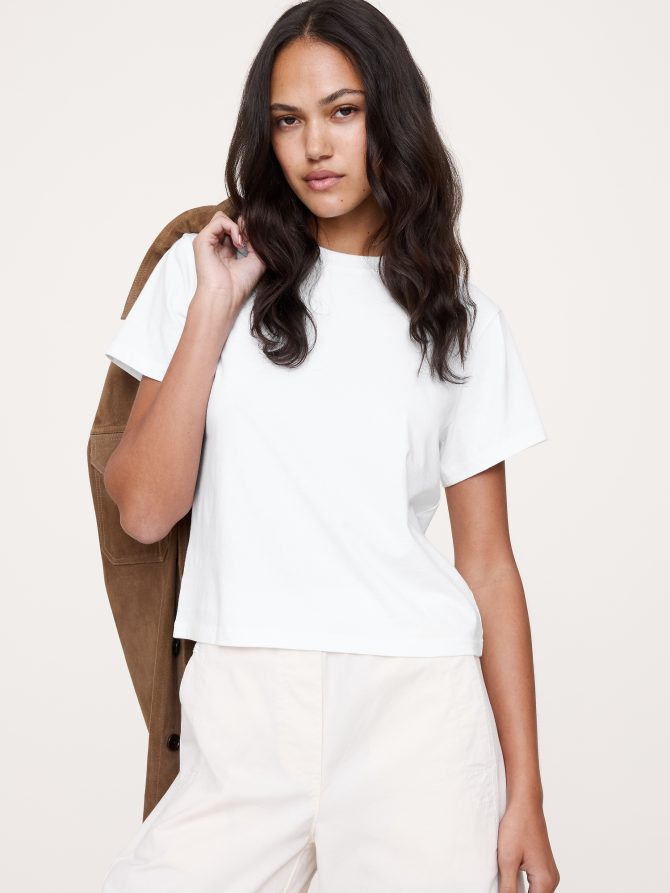 VINTAGE COTTON CREW-NECK T-SHIRT