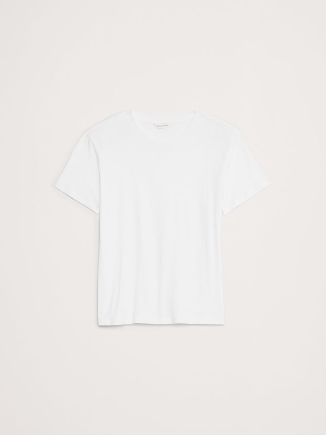Oversized Cotton-Silk Crew-Neck T-Shirt - Image 4