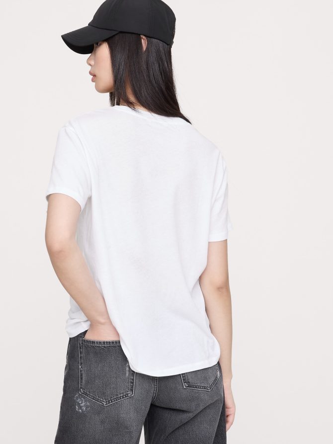 Oversized Cotton-Silk Crew-Neck T-Shirt - Image 2
