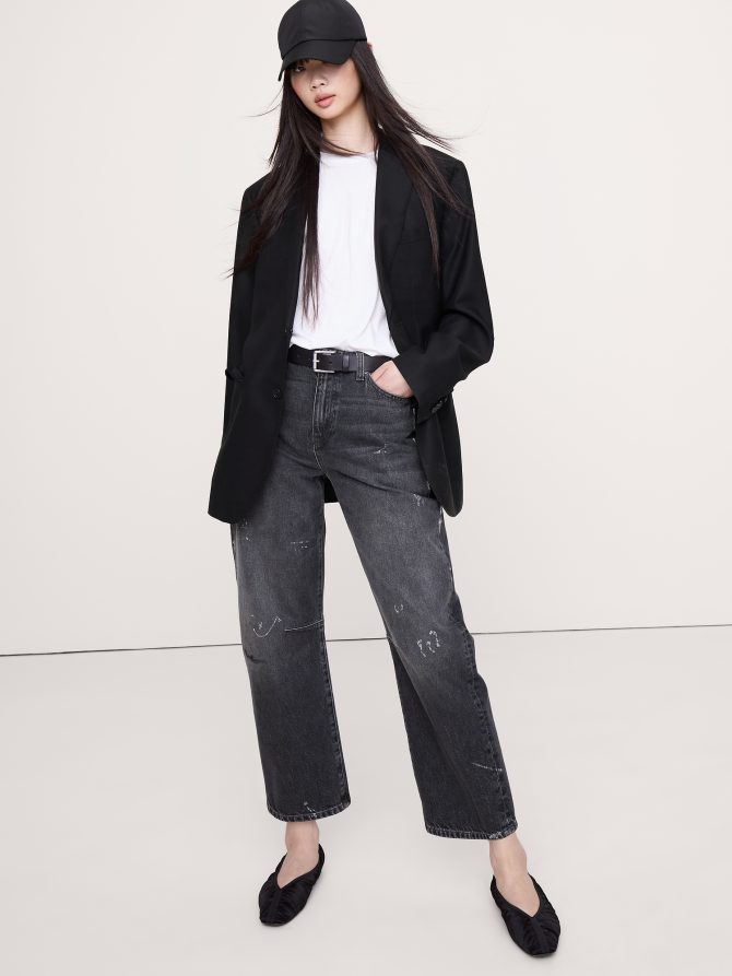 Oversized Cotton-Silk Crew-Neck T-Shirt - Image 3