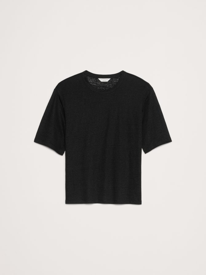 Relaxed Linen T-Shirt - Image 4
