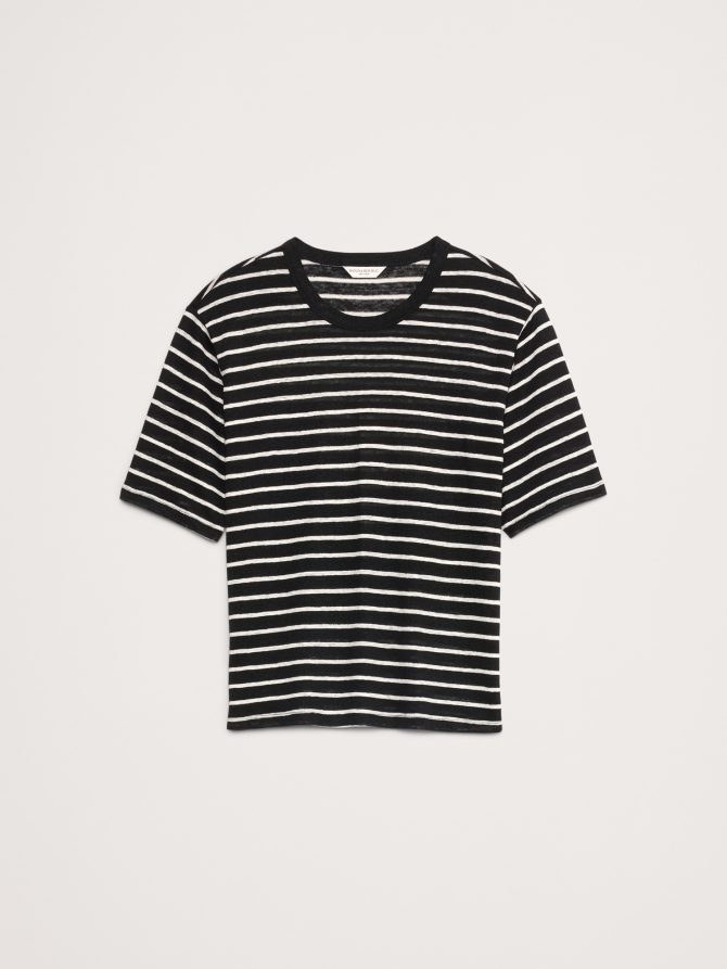 Relaxed Linen T-Shirt - Image 7