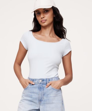 Refined Scoop-Neck T-Shirt