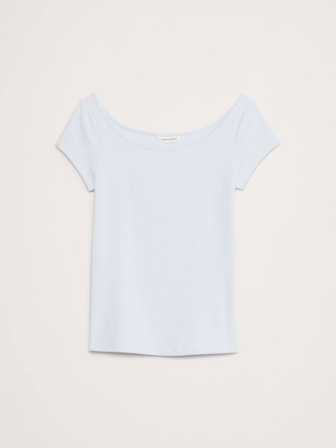 Refined Scoop-Neck T-Shirt - Image 4