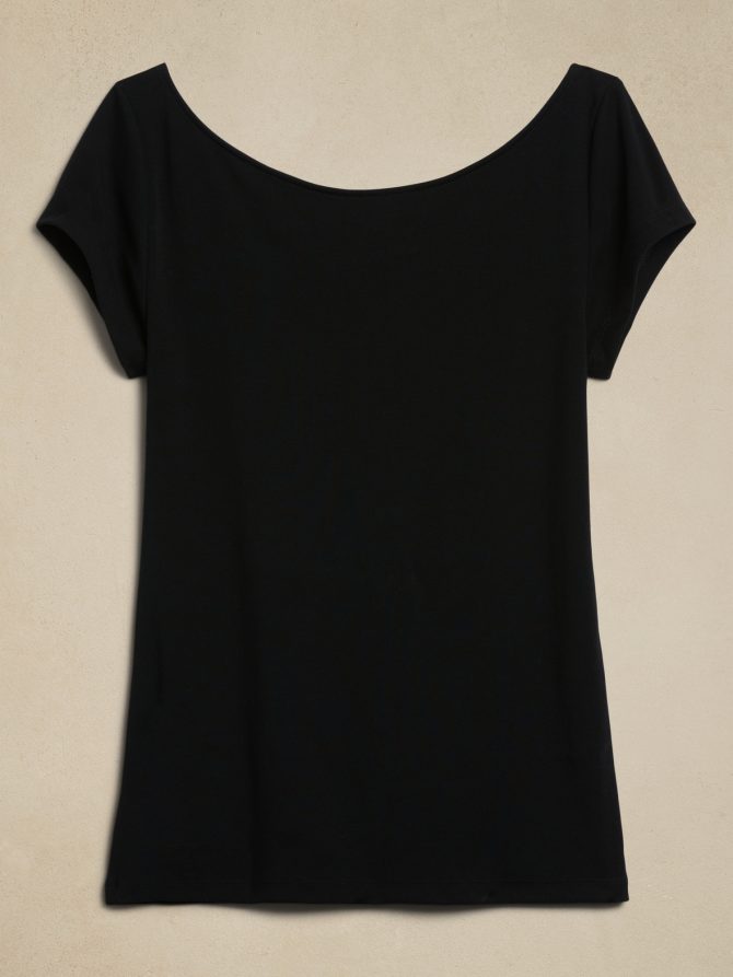 Refined Scoop-Neck T-Shirt - Image 5