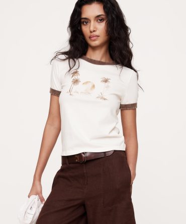 Slim-Fit Vintage Cotton Crew-Neck T-Shirt