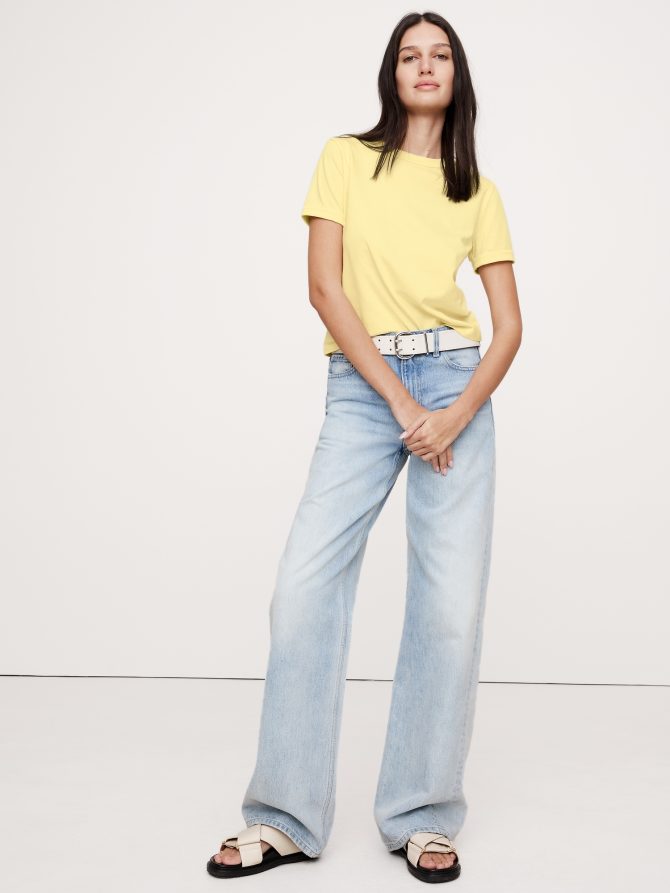 Slim-Fit Vintage Cotton Crew-Neck T-Shirt
