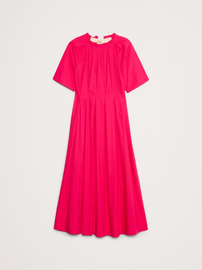 Cotton Poplin Open-Back Maxi Dress - Image 5