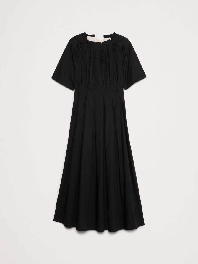 Cotton Poplin Open-Back Maxi Dress - Image 8