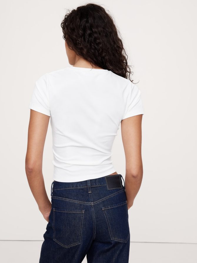 Refined Cropped Baby T-Shirt - Image 2
