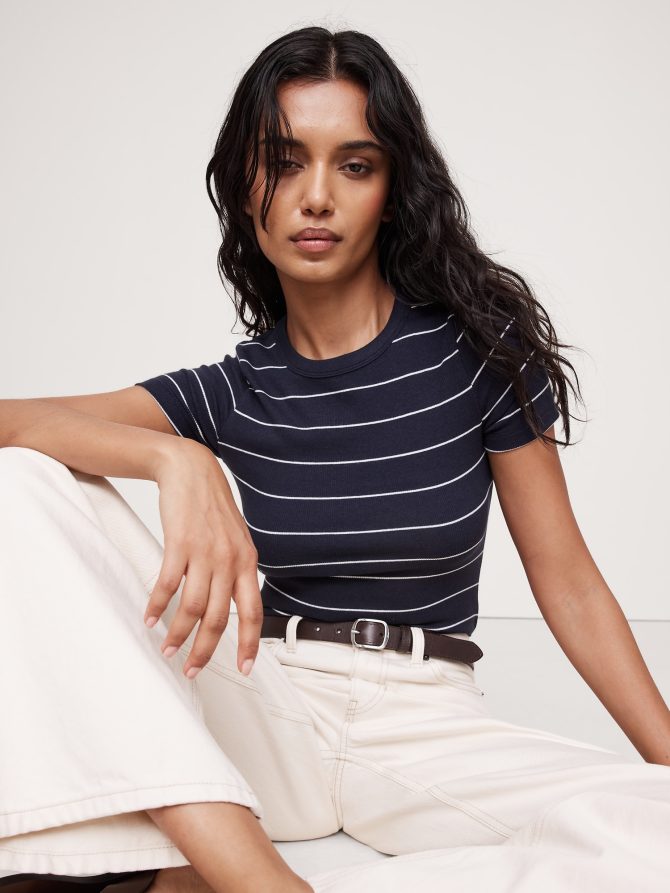 Ribbed Baby T-Shirt - Image 6