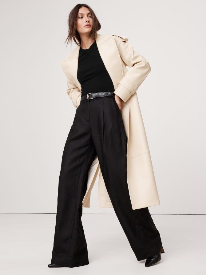 Luxe Wool-Blend Elbow-Sleeve Top - Image 3
