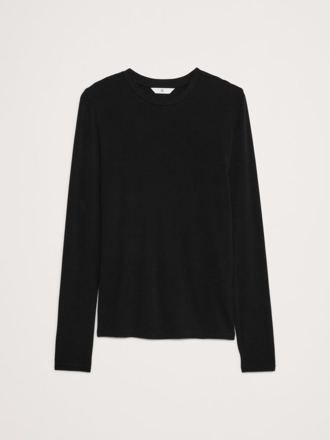 Luxe Wool-Blend Crew-Neck Top - Image 4