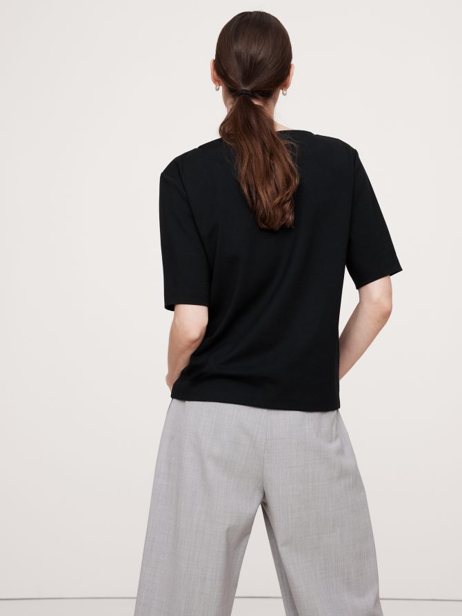 Lightweight Ponte Boxy Top - Image 2