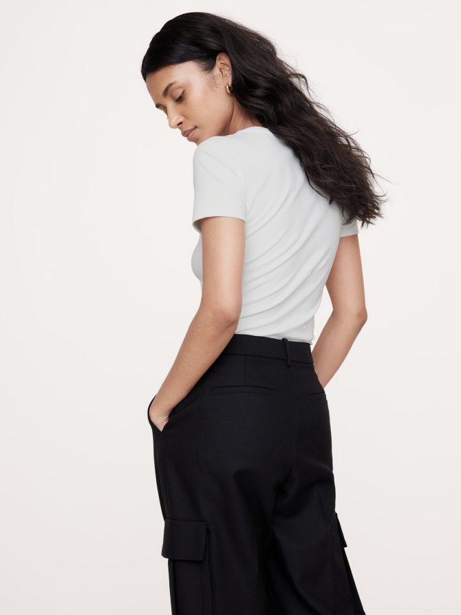 Refined Crew-Neck Bodysuit - Image 2